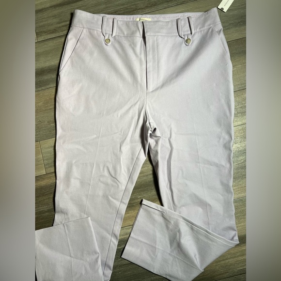 Anthropologie Pants - NWT Anthropologie The Essential‎ Slim Lavender Pants- 14